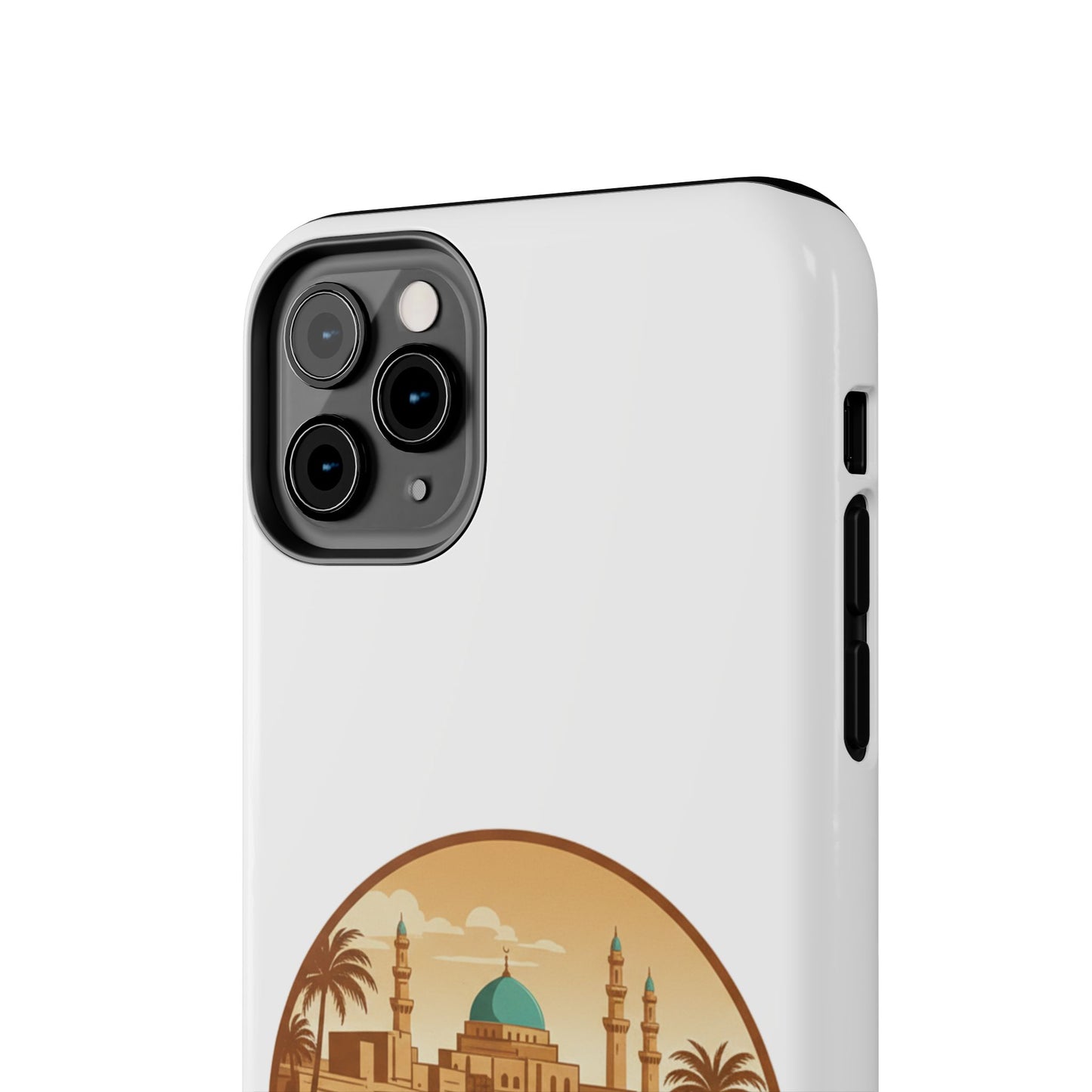 Baghdad Illustrated Tough Phone Case — Vintage Middle East Cityscape Protective Cover