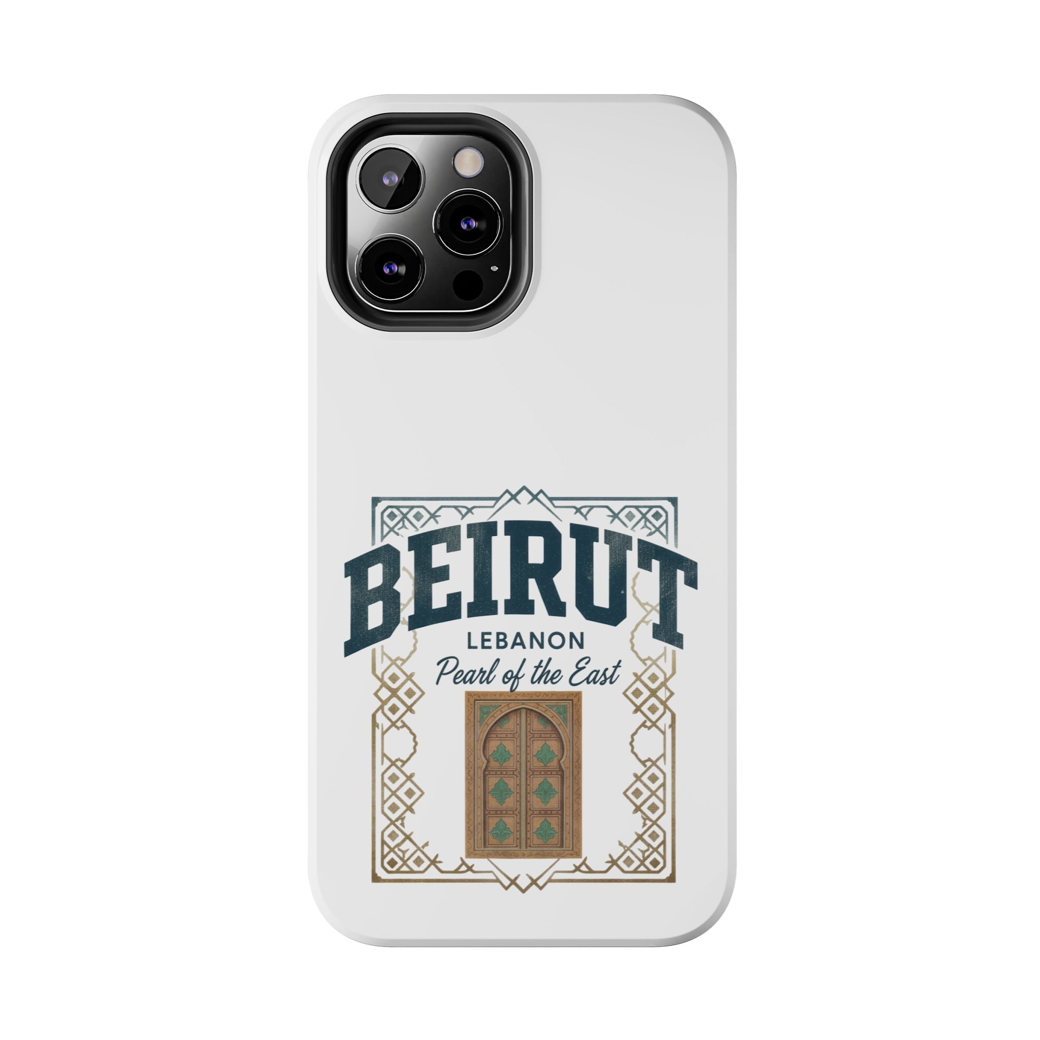 Beirut Lebanon Tough Phone Case — 'Pearl of the East' Vintage Door Design