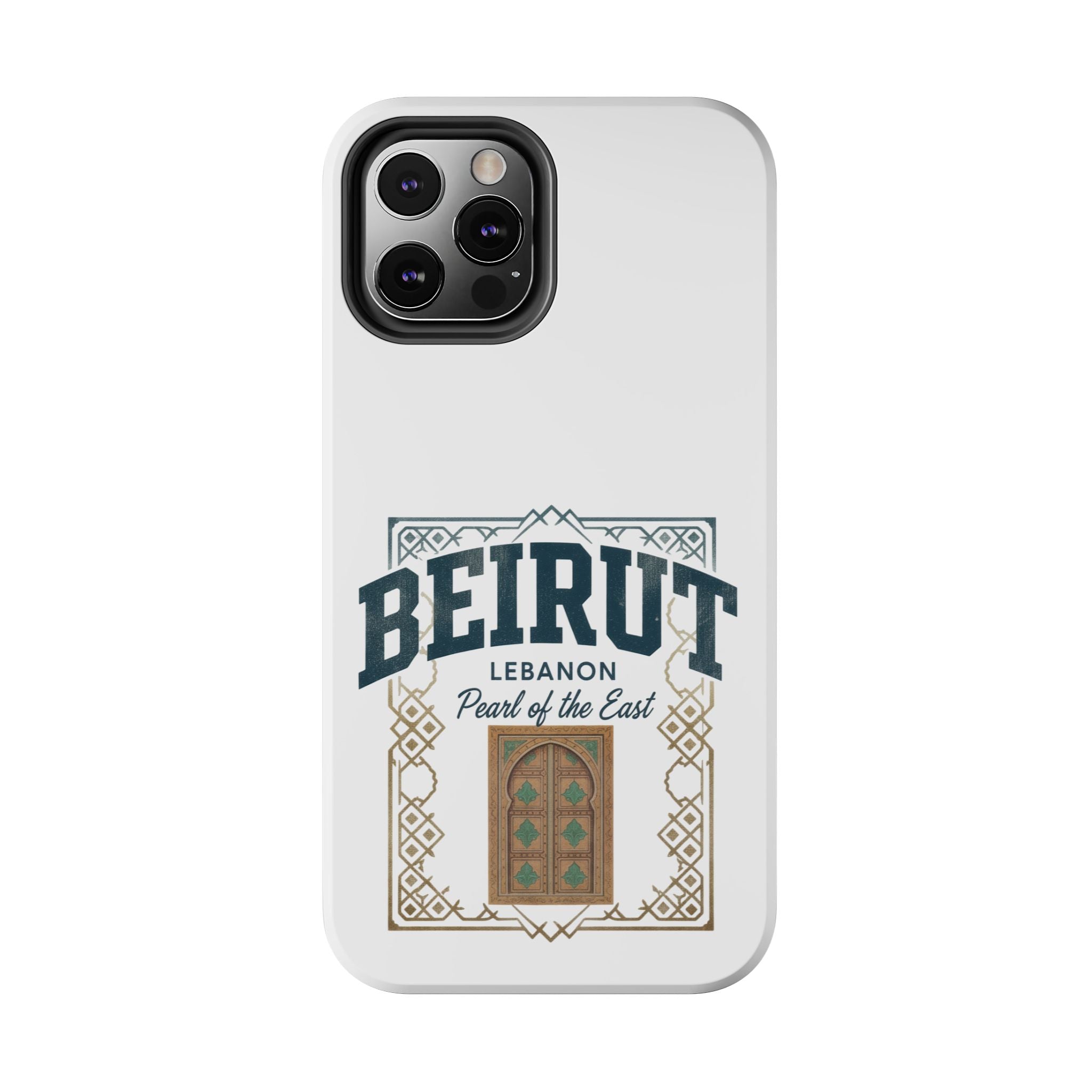 Beirut Lebanon Tough Phone Case — 'Pearl of the East' Vintage Door Design