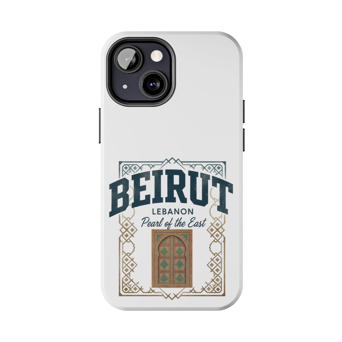 Beirut Lebanon Tough Phone Case — 'Pearl of the East' Vintage Door Design
