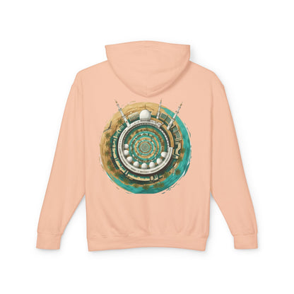 Mandala Mosque Hoodie — Islamic Geometric Art Backprint Hoodie