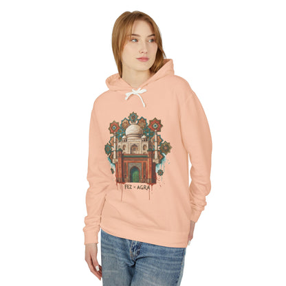 Beirut Souk Floral Hoodie — Lebanon Architectural Art Pullover