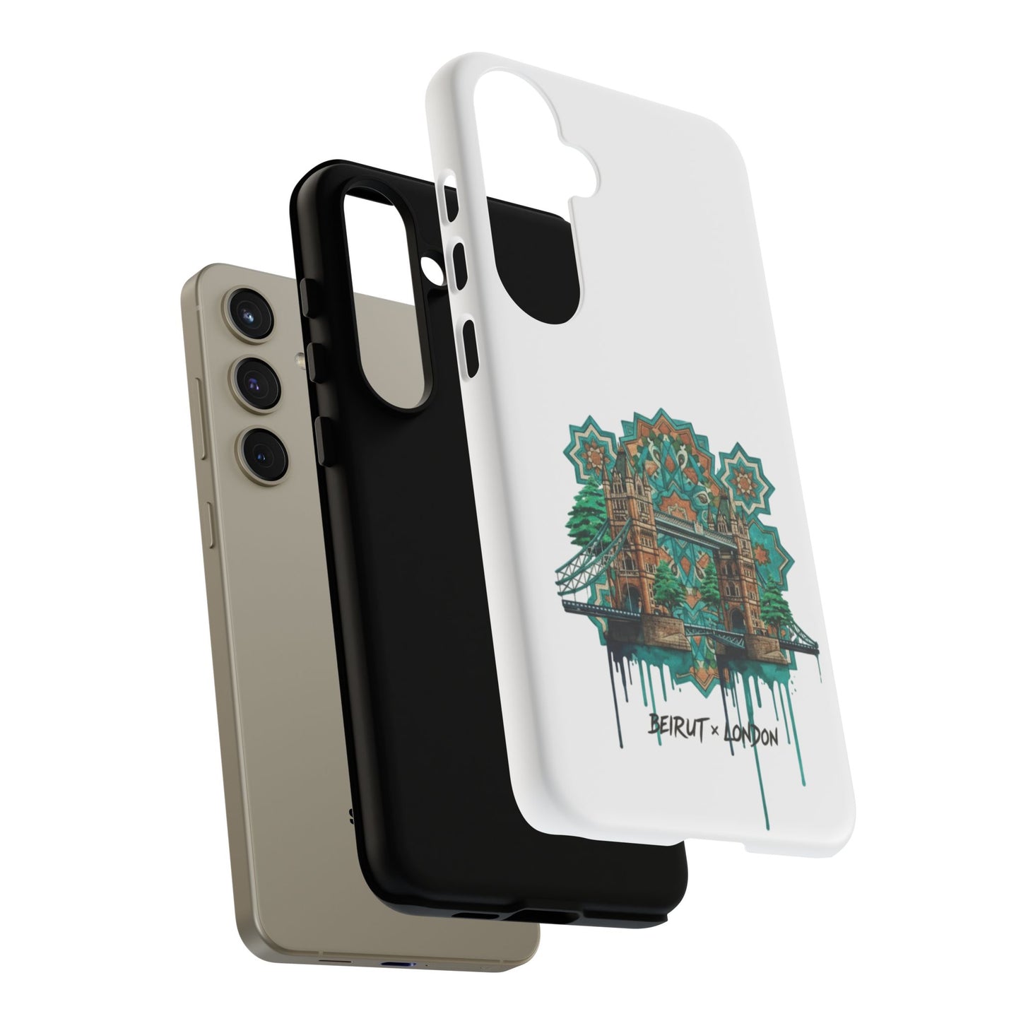 Beirut x London Ornate Phone Case — Turquoise Mosaic Gateway Design