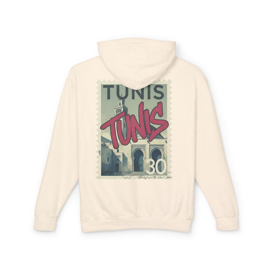Tunis Vintage Stamp Hooded Sweatshirt