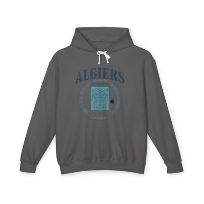 Algiers Algeria Vintage Door Hoodie — White City Travel Sweatshirt