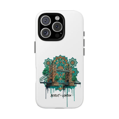 Beirut x London Ornate Phone Case — Turquoise Mosaic Gateway Design