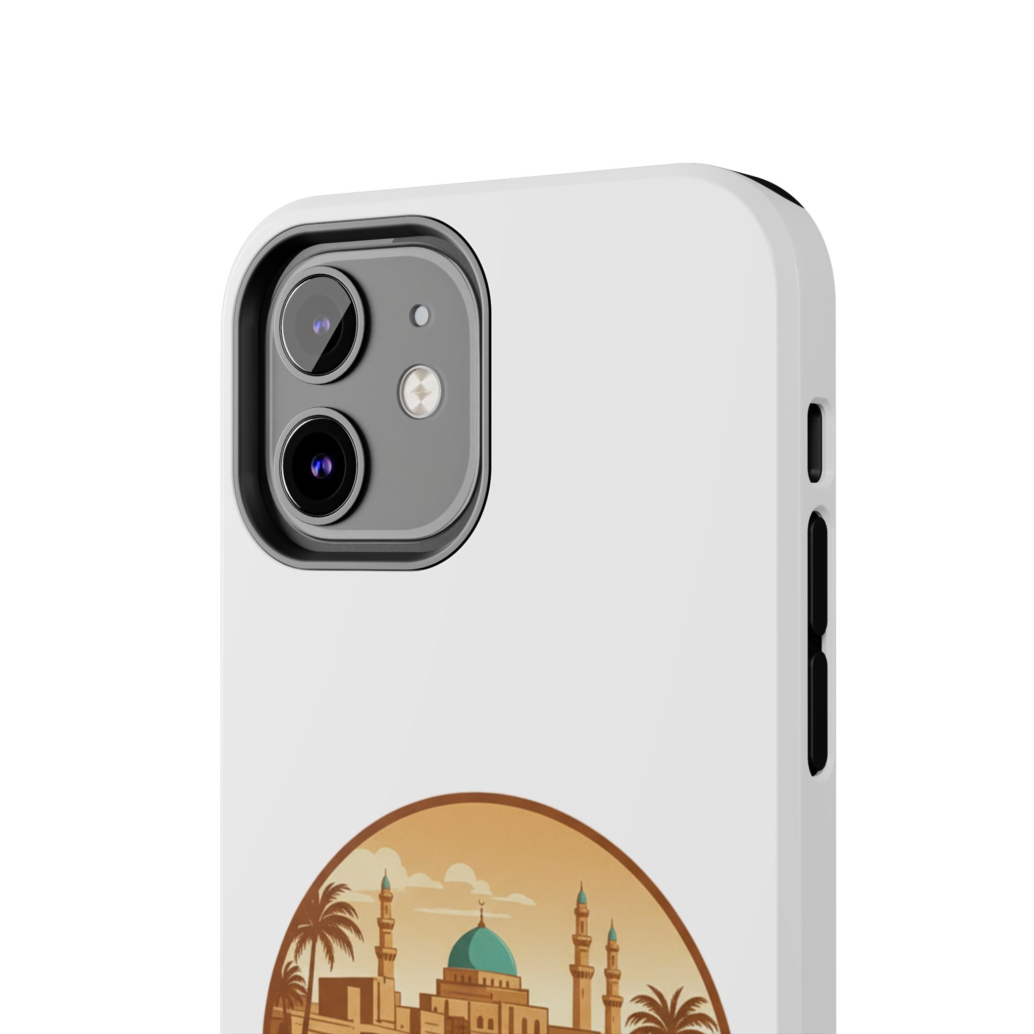 Baghdad Illustrated Tough Phone Case — Vintage Middle East Cityscape Protective Cover