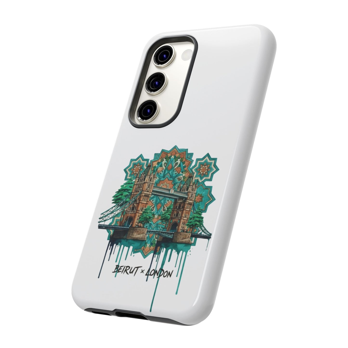 Beirut x London Ornate Phone Case — Turquoise Mosaic Gateway Design