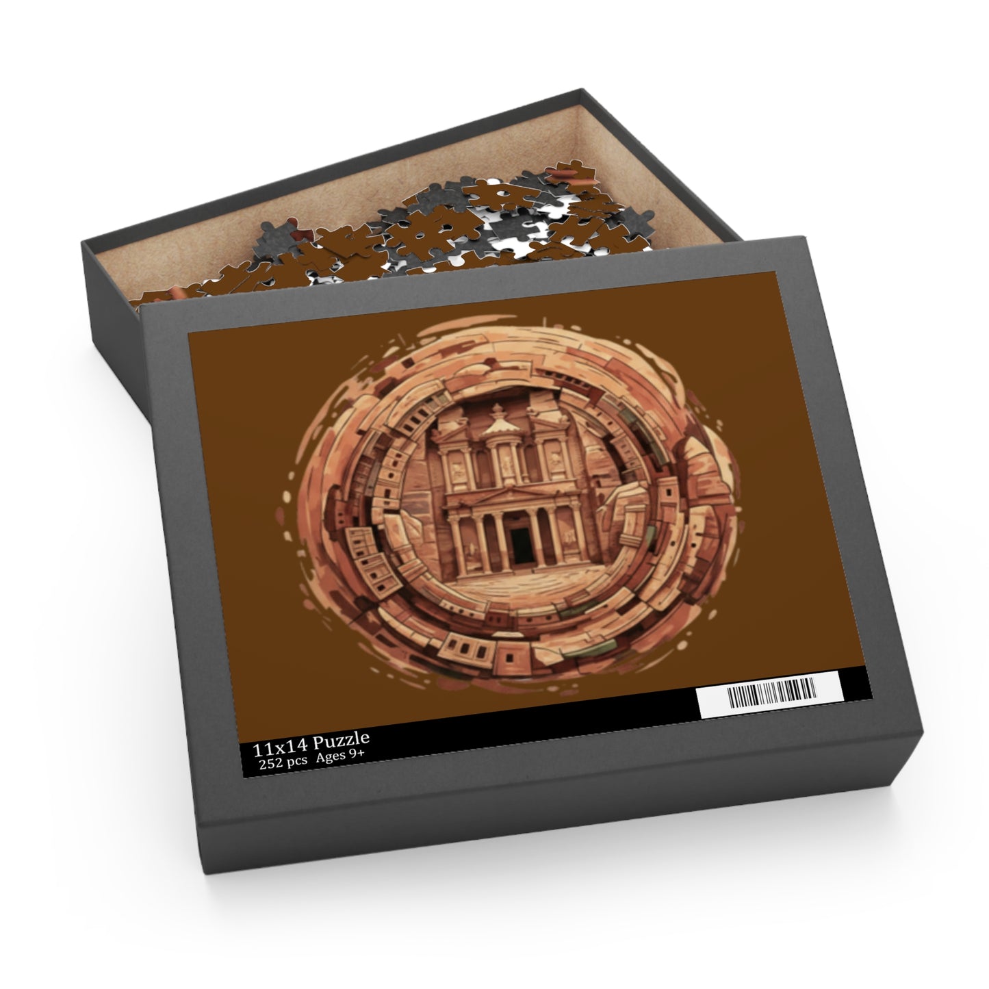 Puzzle — Petra Circular Vintage Architecture Jigsaw (120/252/500 pcs)