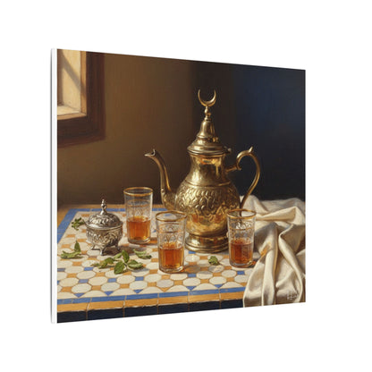 Moroccan Tea Still Life Canvas