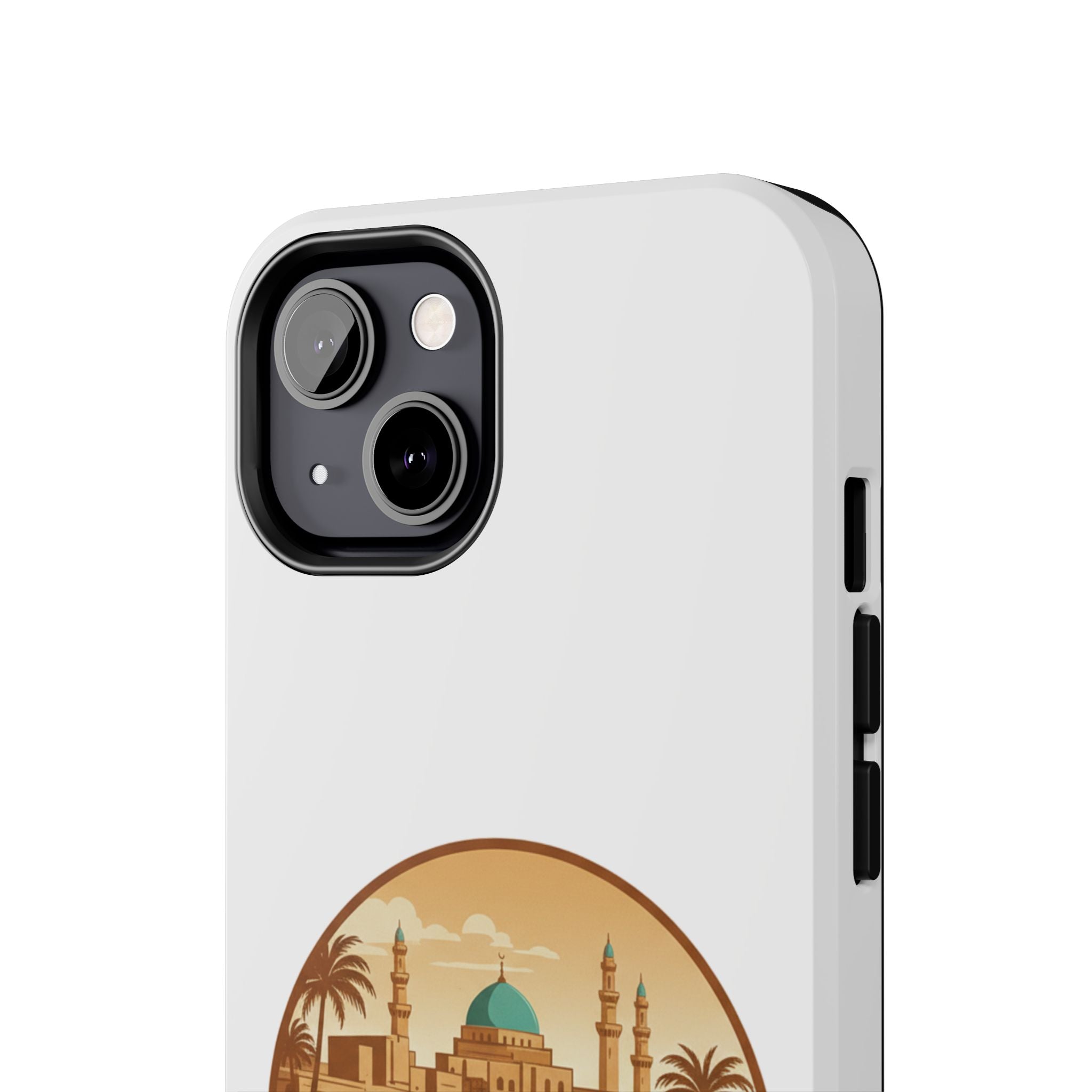 Baghdad Illustrated Tough Phone Case — Vintage Middle East Cityscape Protective Cover