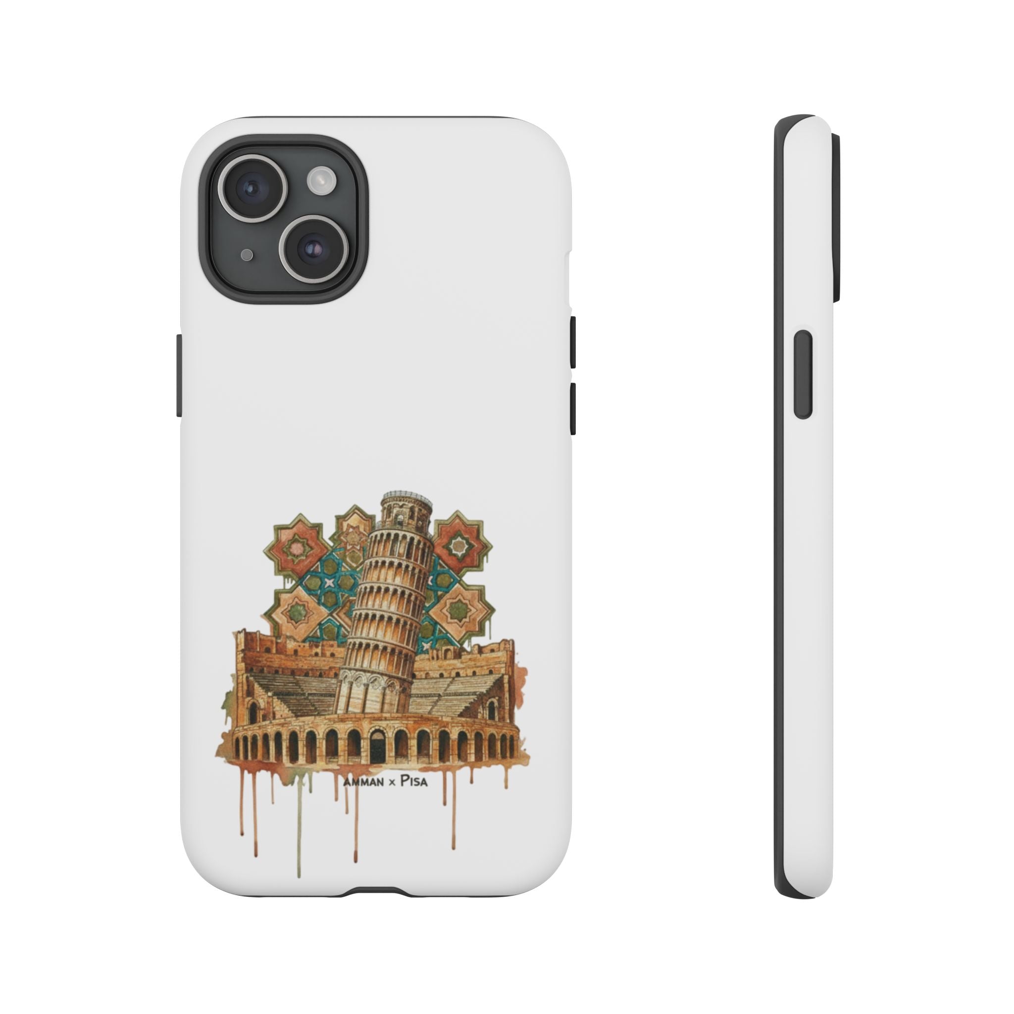 Leaning Tower Tough Phone Case — Vintage Pisa Travel Design