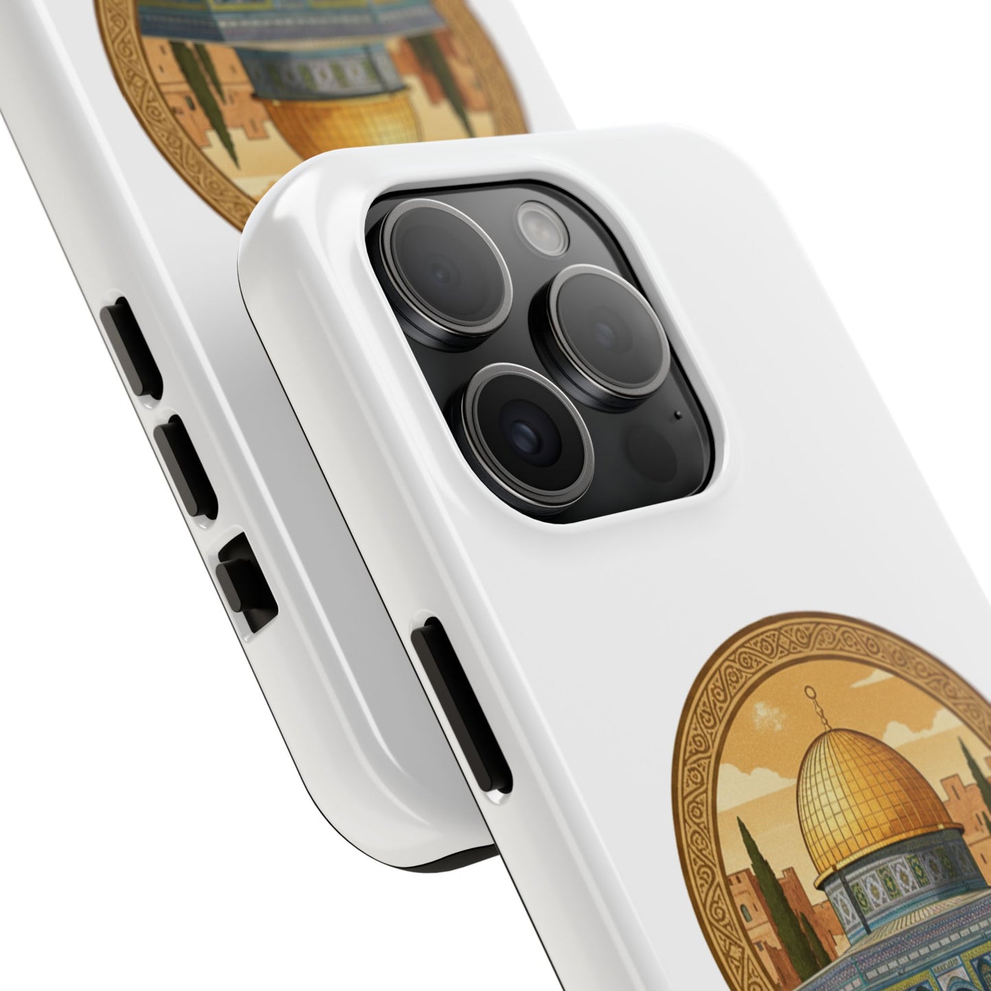 Jerusalem Dome Tough Phone Case — Golden Dome of the Rock Illustration