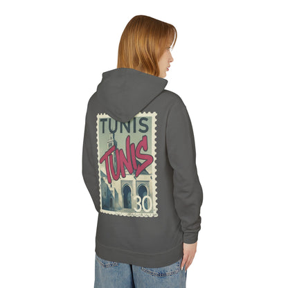 Tunis Vintage Stamp Hooded Sweatshirt