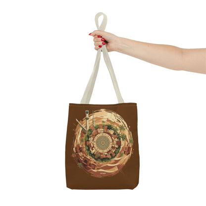 Desert Oasis Circular Art Tote