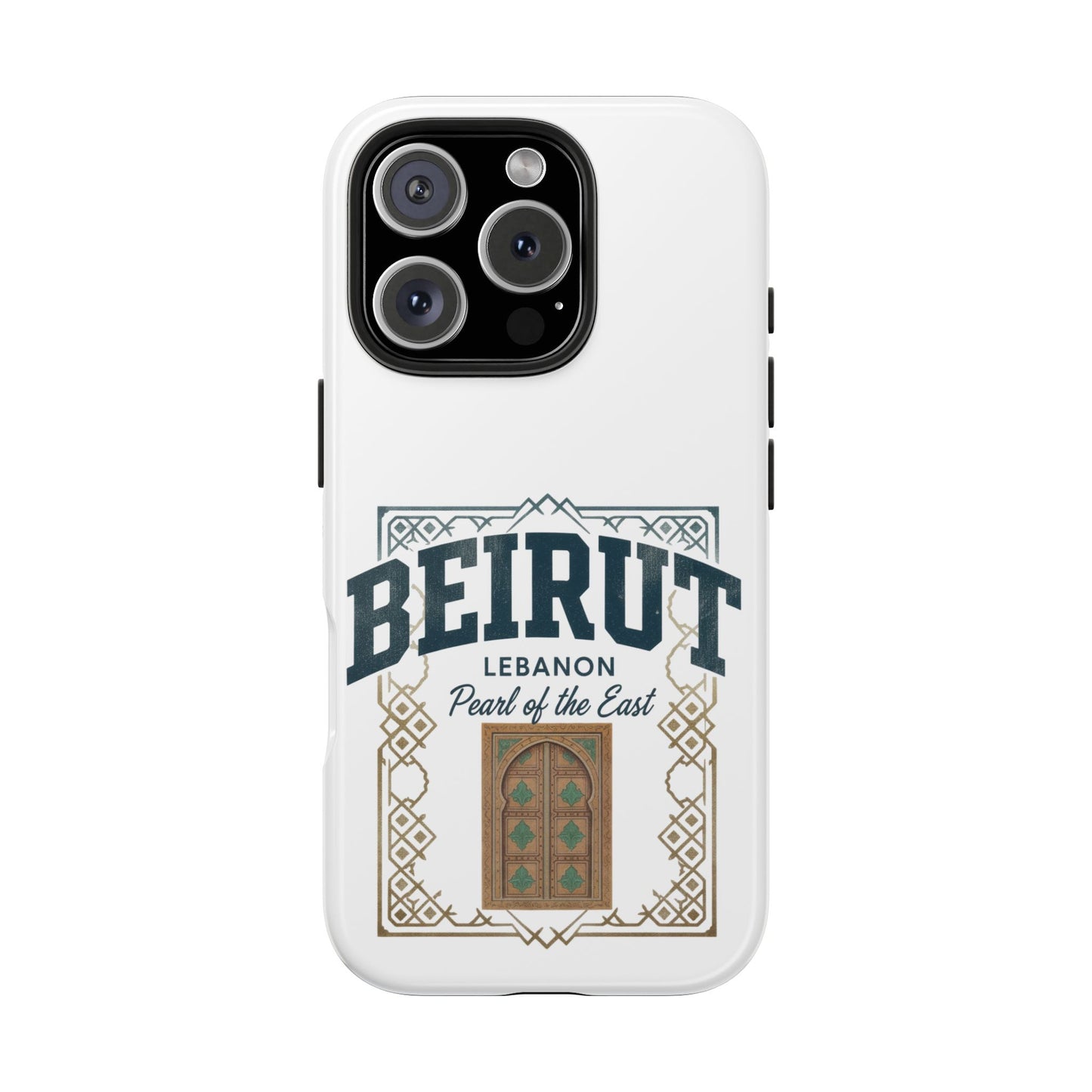Beirut Lebanon Tough Phone Case — 'Pearl of the East' Vintage Door Design