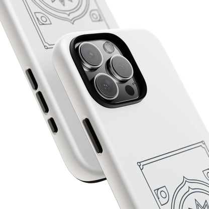 Dubai Architectural Phone Case — Minimal Souvenir Travel Design with Coordinates