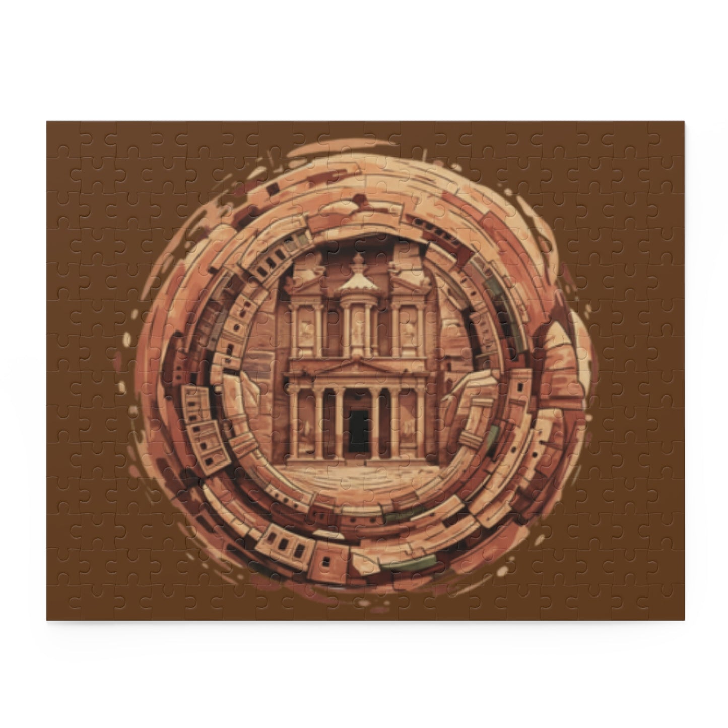 Puzzle — Petra Circular Vintage Architecture Jigsaw (120/252/500 pcs)