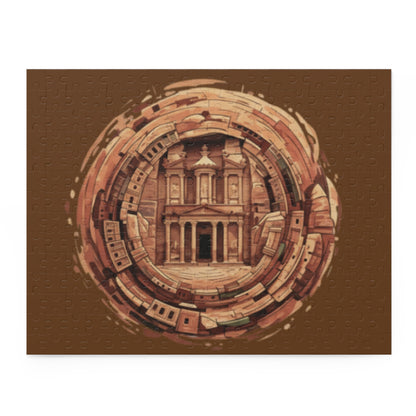 Puzzle — Petra Circular Vintage Architecture Jigsaw (120/252/500 pcs)