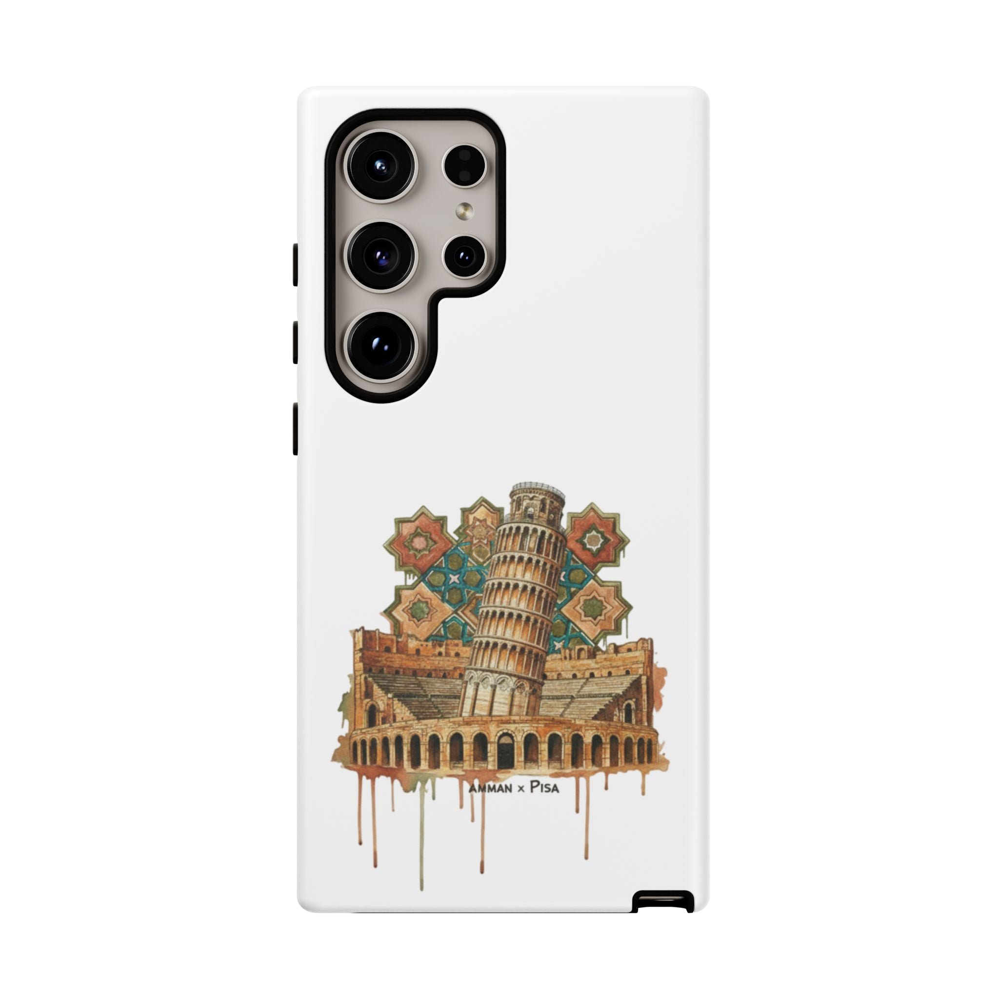 Leaning Tower Tough Phone Case — Vintage Pisa Travel Design