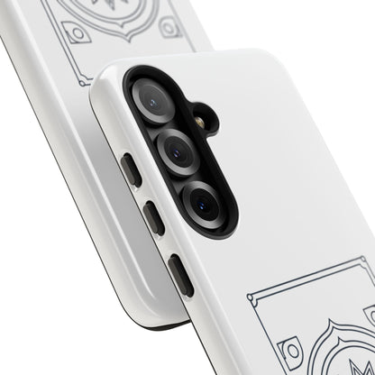 Dubai Architectural Phone Case — Minimal Souvenir Travel Design with Coordinates