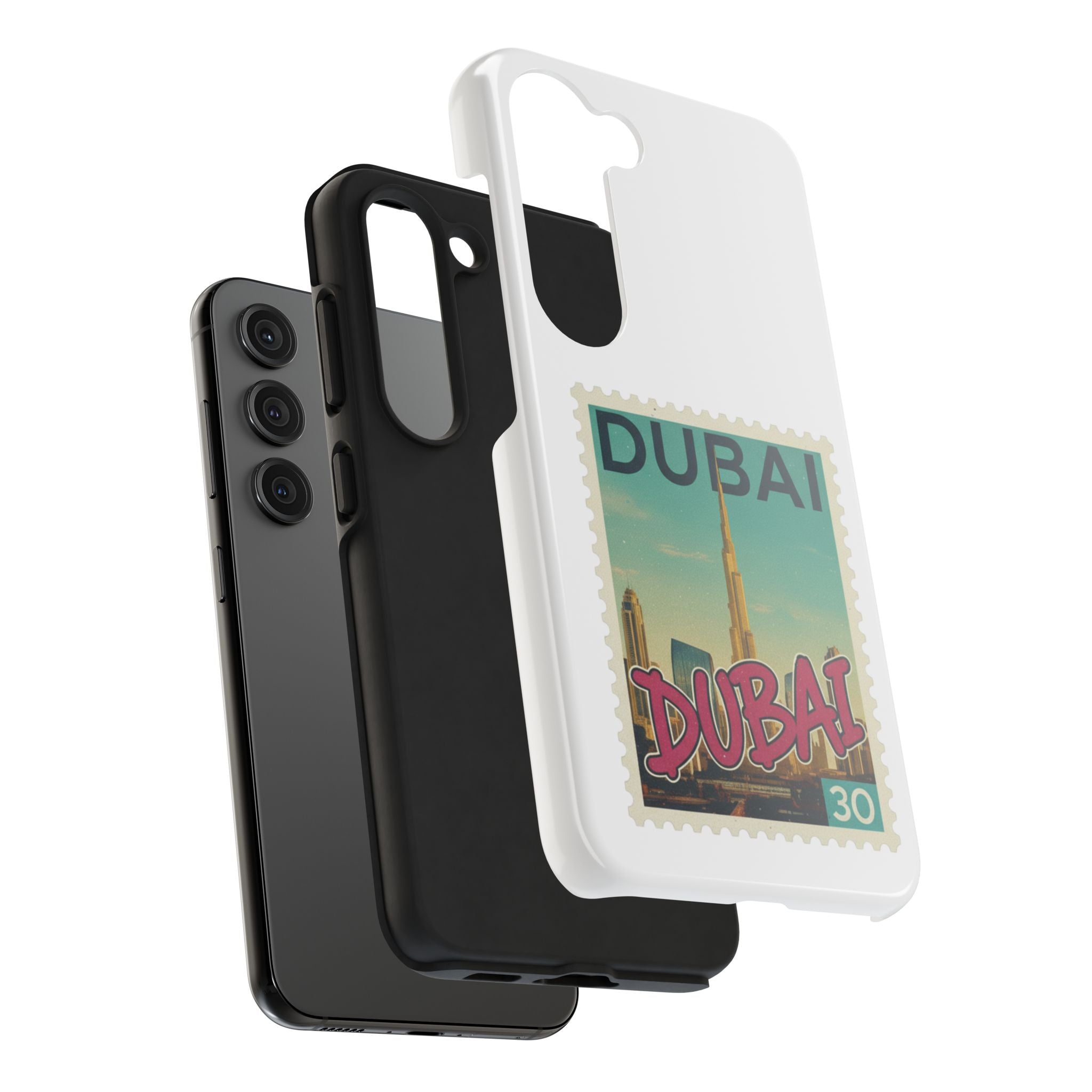 Dubai Postage Stamp Phone Case — Travel-Inspired Tough iPhone Case
