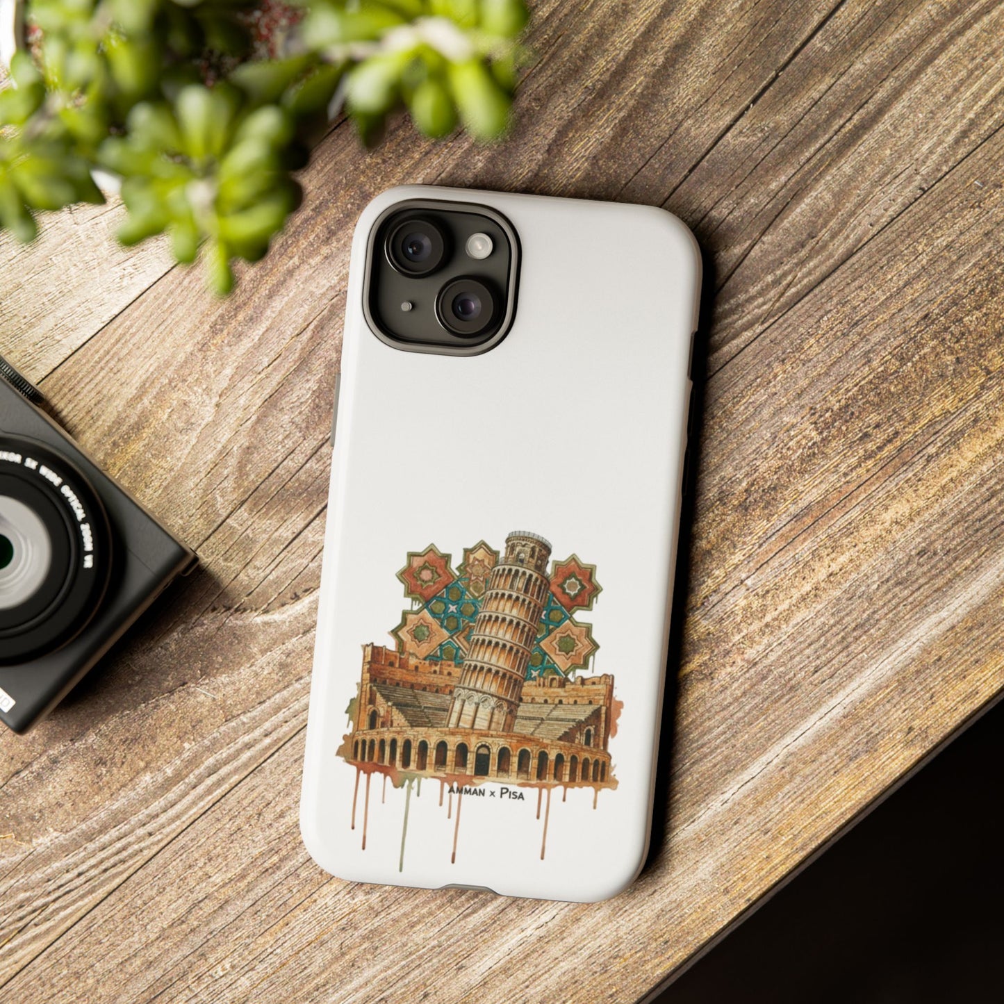 Leaning Tower Tough Phone Case — Vintage Pisa Travel Design
