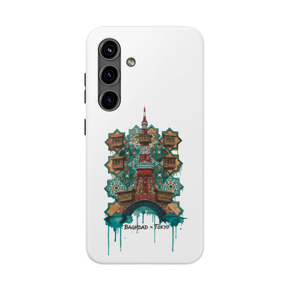 Coque de téléphone résistante — Illustration fusion Bagdad x Tokyo
