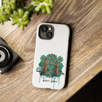 Beirut x London Ornate Phone Case — Turquoise Mosaic Gateway Design