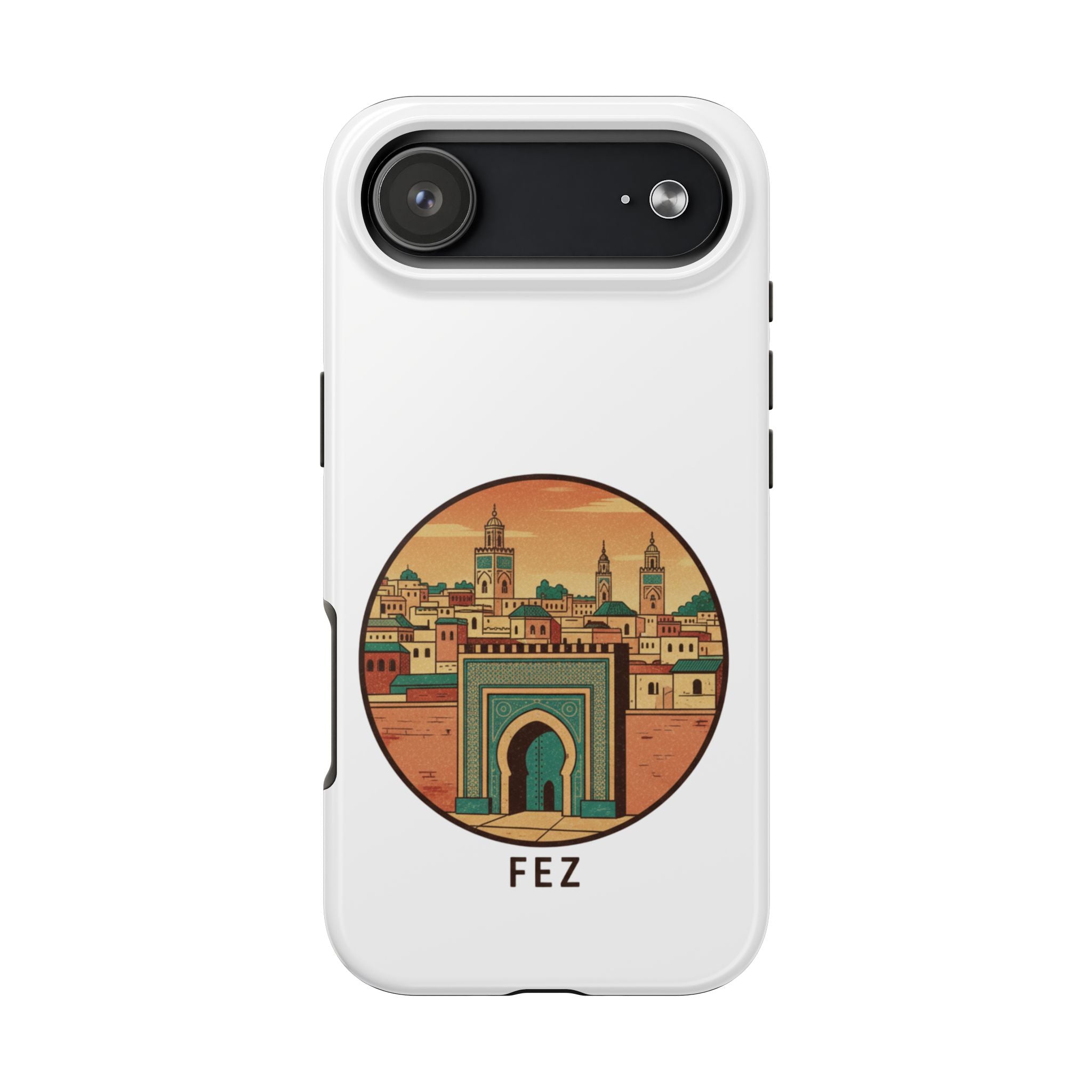 Fez City Tough Phone Case — Moroccan Archway Travel Phone Case