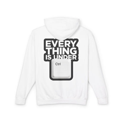 Everything Is Under Ctrl Hoodie — Funny Tech Keyboard Graphic Lightweight Hoodie