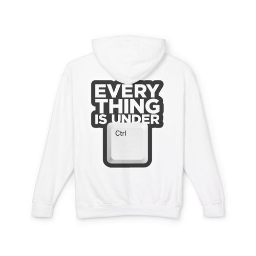 Everything Is Under Ctrl Hoodie — Funny Tech Keyboard Graphic Lightweight Hoodie