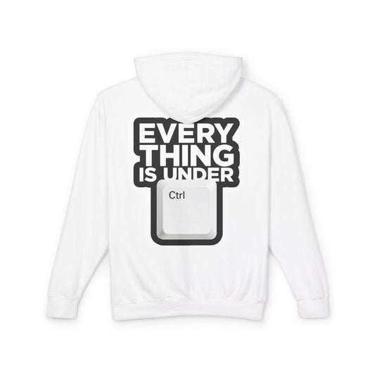 Everything Is Under Ctrl Hoodie — Funny Tech Keyboard Graphic Lightweight Hoodie