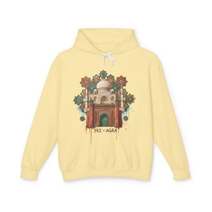 Beirut Souk Floral Hoodie — Lebanon Architectural Art Pullover