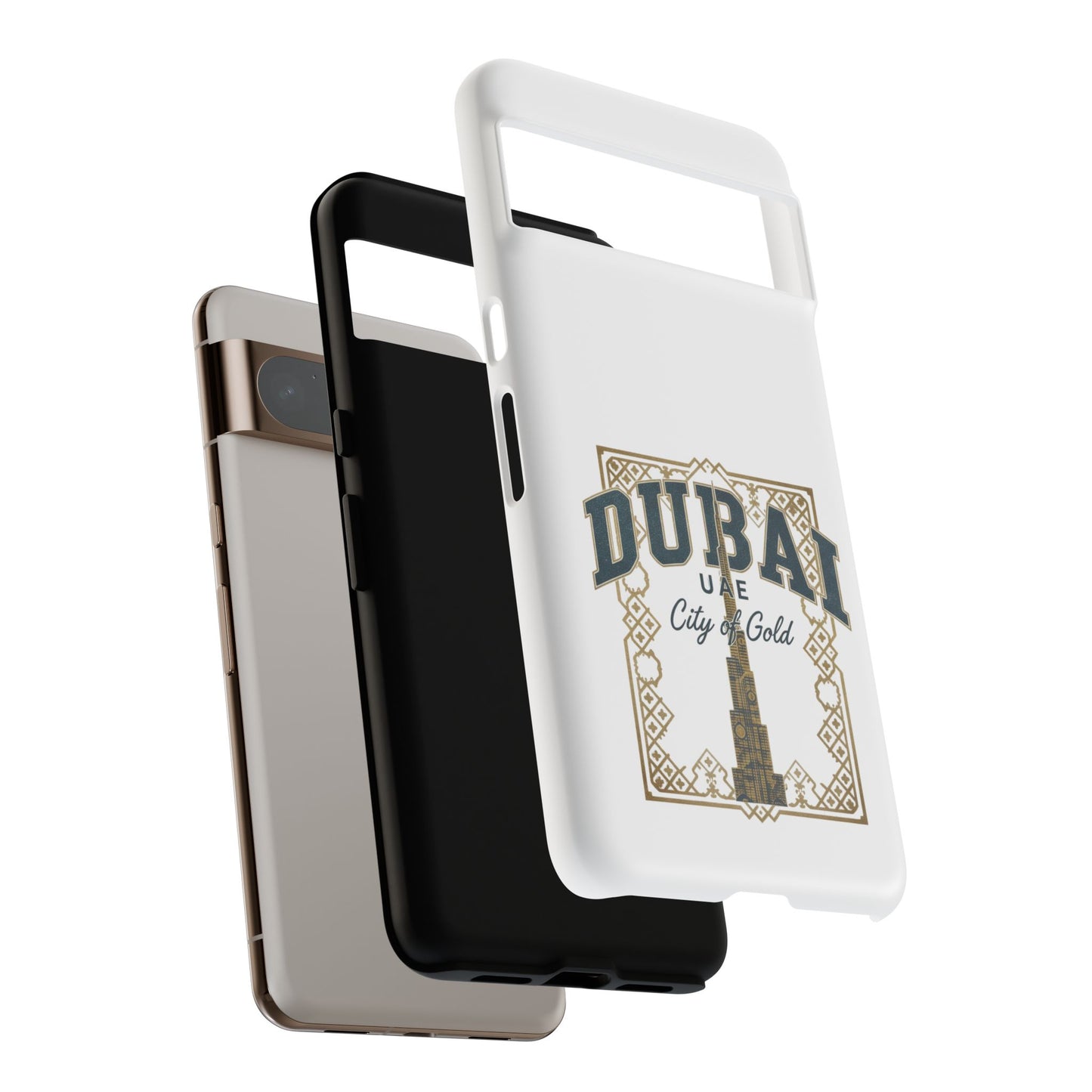 Dubai City of Gold Tough Phone Case — Protective Travel Phone Cover