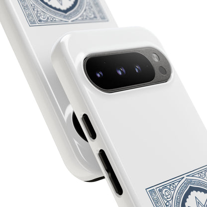 Jeddah Coordinates Phone Case — Blue Islamic Arch Travel Souvenir