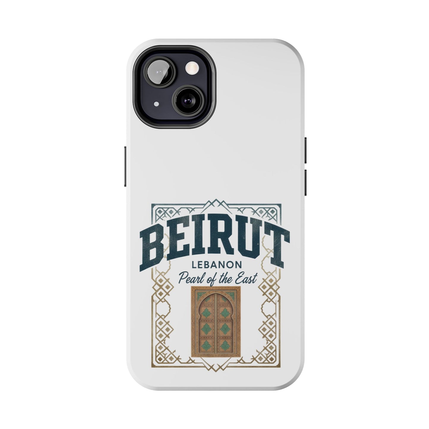 Beirut Lebanon Tough Phone Case — 'Pearl of the East' Vintage Door Design