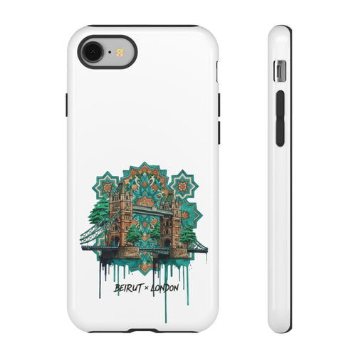 Beirut x London Ornate Phone Case — Turquoise Mosaic Gateway Design