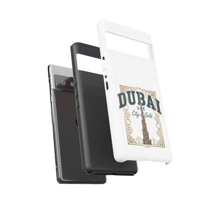 Dubai City of Gold Tough Phone Case — Protective Travel Phone Cover
