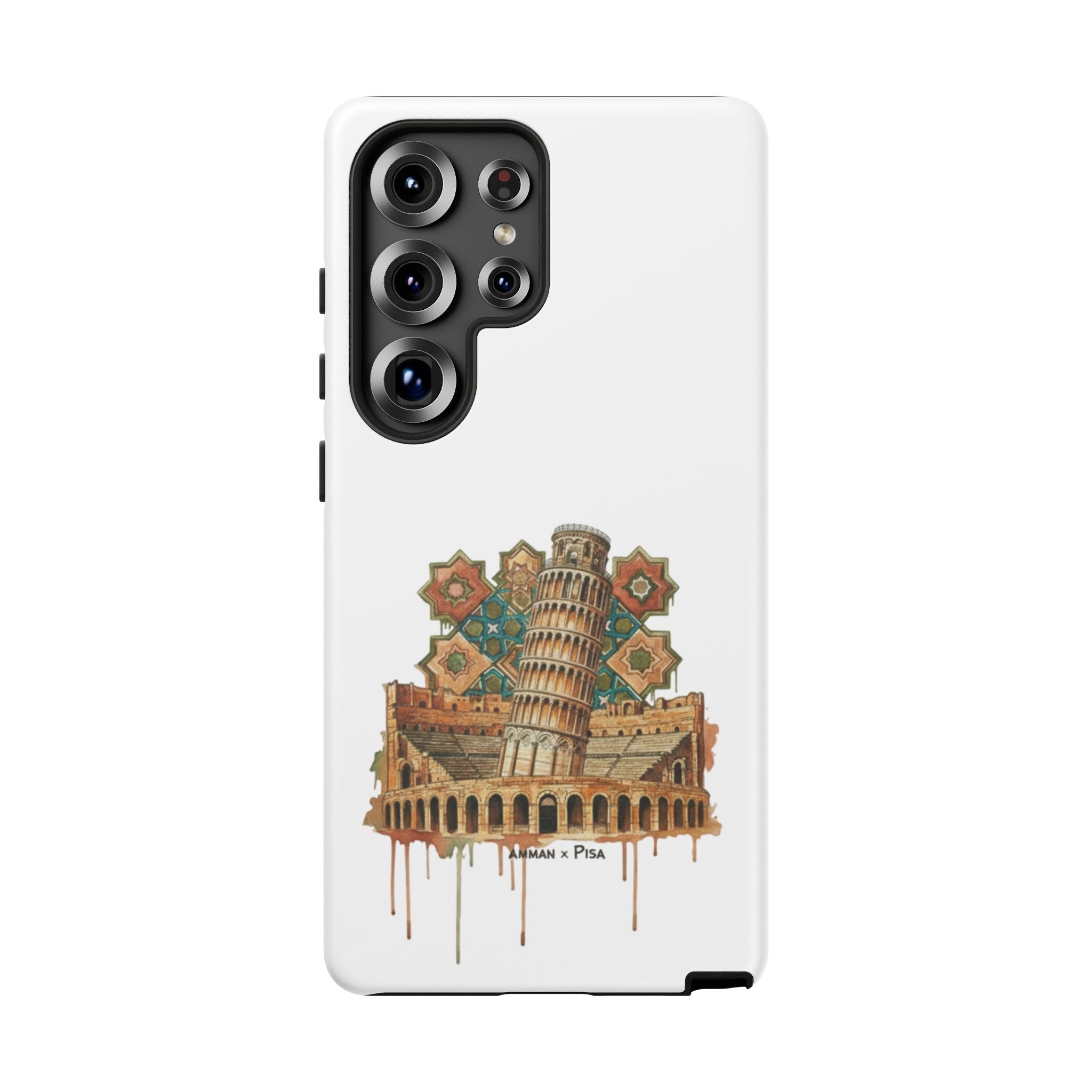 Leaning Tower Tough Phone Case — Vintage Pisa Travel Design