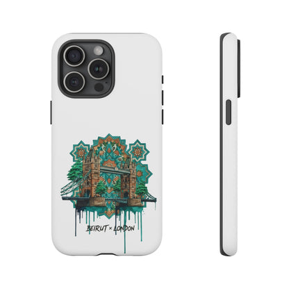 Beirut x London Ornate Phone Case — Turquoise Mosaic Gateway Design