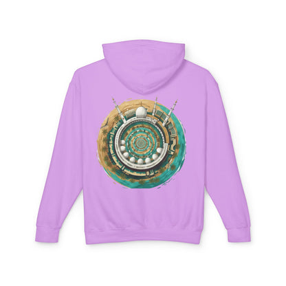Mandala Mosque Hoodie — Islamic Geometric Art Backprint Hoodie