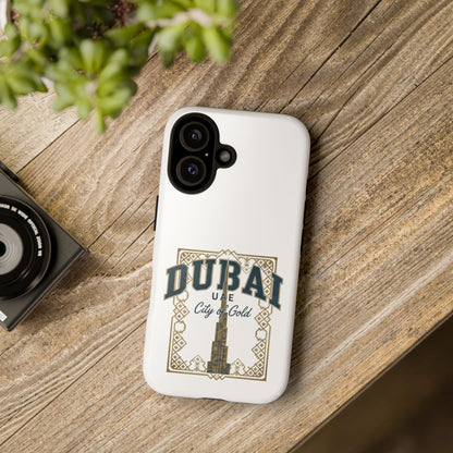 Dubai City of Gold Tough Phone Case — Protective Travel Phone Cover