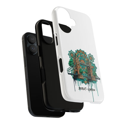 Beirut x London Ornate Phone Case — Turquoise Mosaic Gateway Design