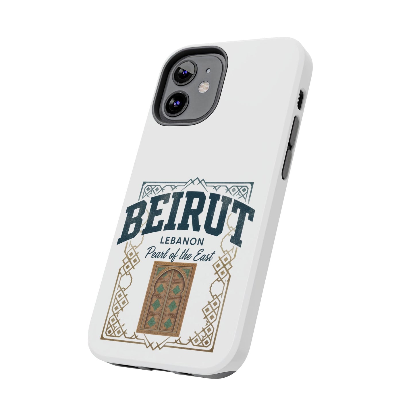 Beirut Lebanon Tough Phone Case — 'Pearl of the East' Vintage Door Design