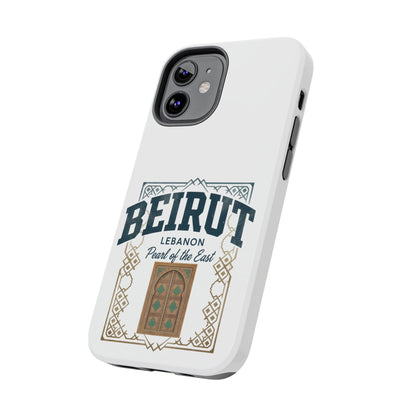Beirut Lebanon Tough Phone Case — 'Pearl of the East' Vintage Door Design