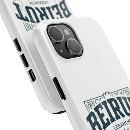 Beirut Lebanon Tough Phone Case — 'Pearl of the East' Vintage Door Design