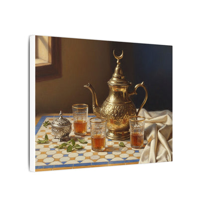 Moroccan Tea Still Life Canvas