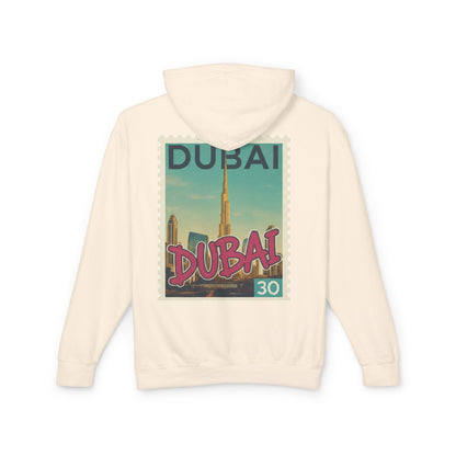 Dubai Vintage Postage Stamp Hoodie – Travel Souvenir Sweatshirt