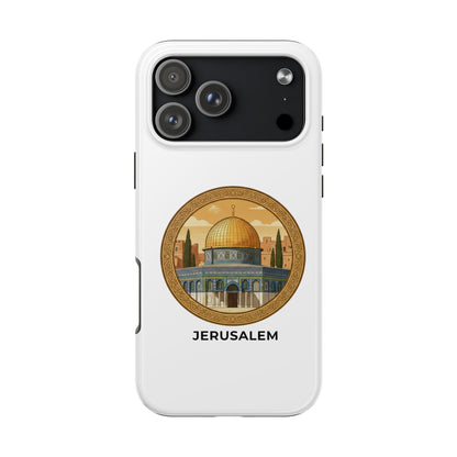 Jerusalem Dome Tough Phone Case — Golden Dome of the Rock Illustration